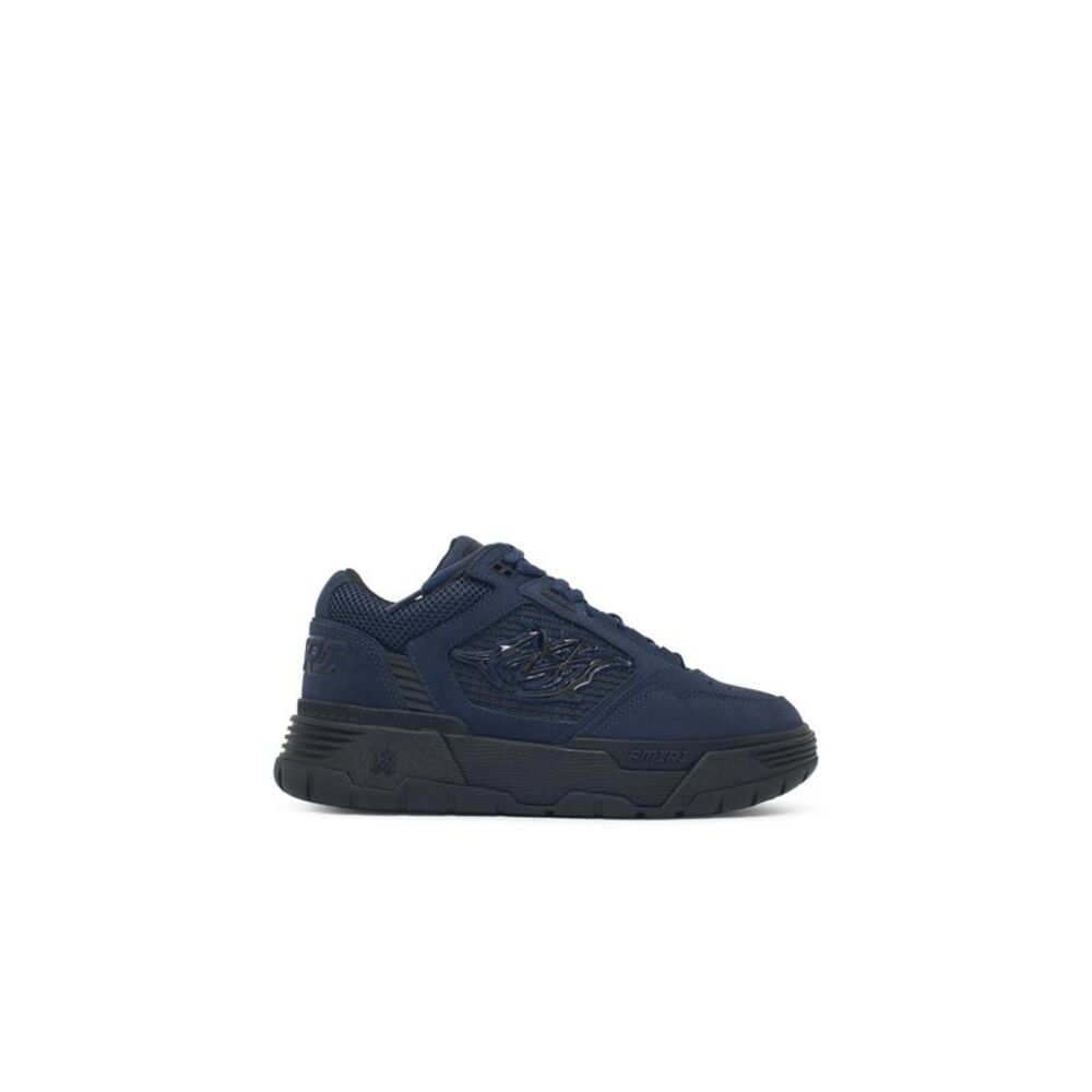 Amiri 'Ma-94' Blue Leather Blend Sneakers Men